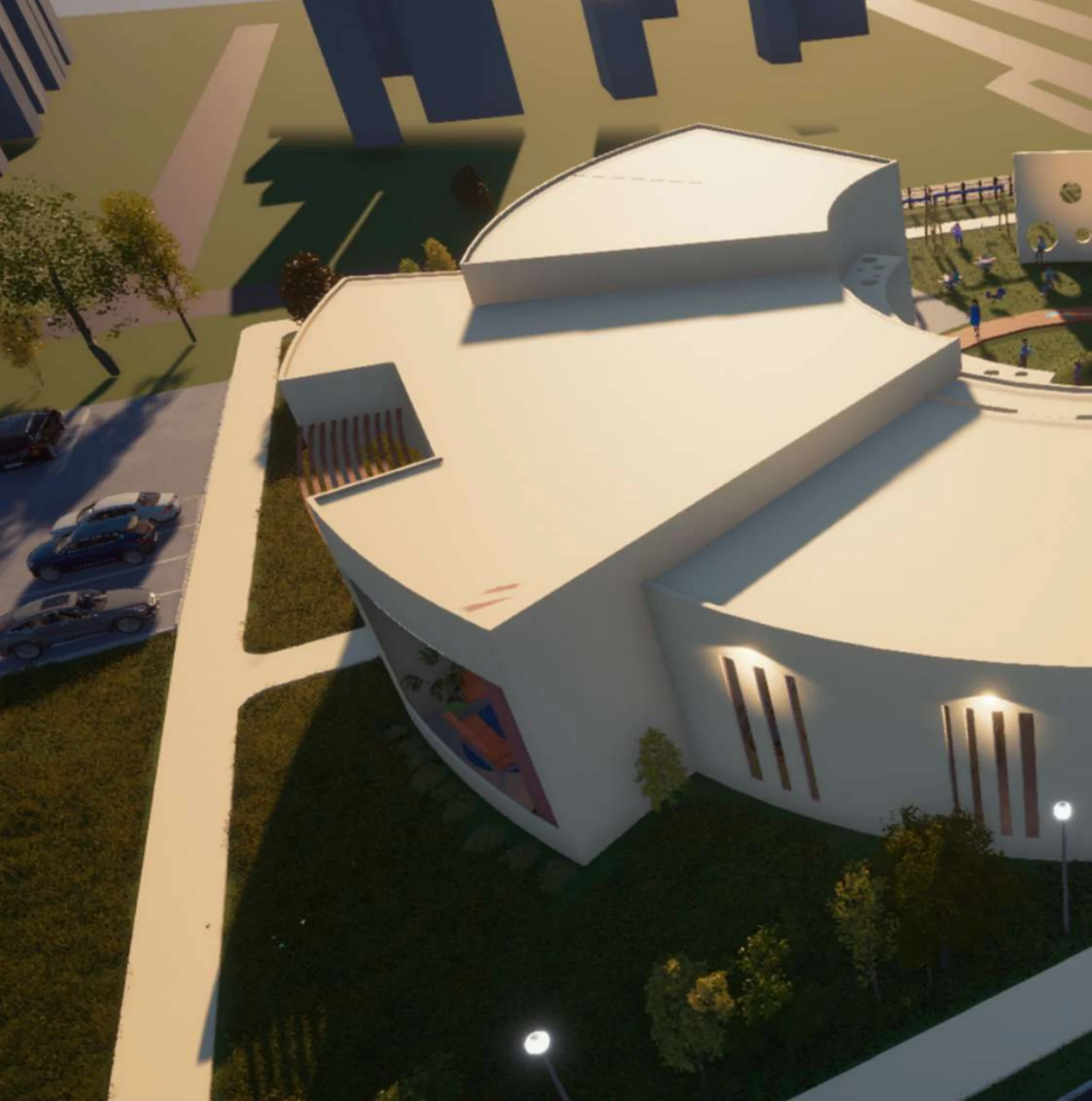 Exterior rendering